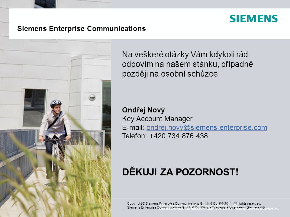 Copyright © Siemens Enterprise Communications GmbH & Co.