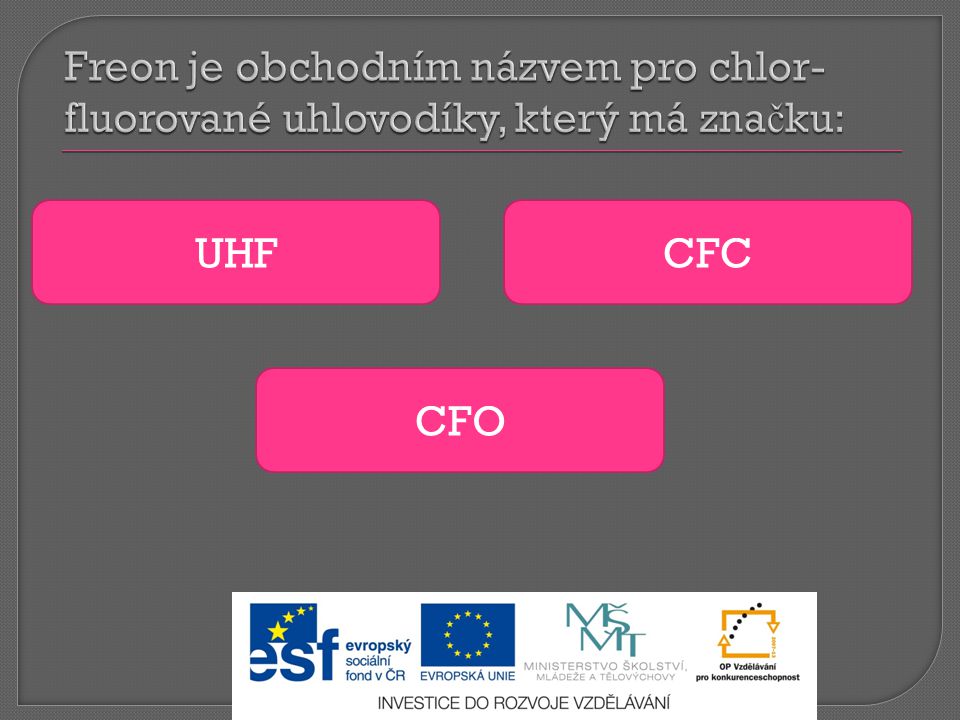 UHF CFO CFC