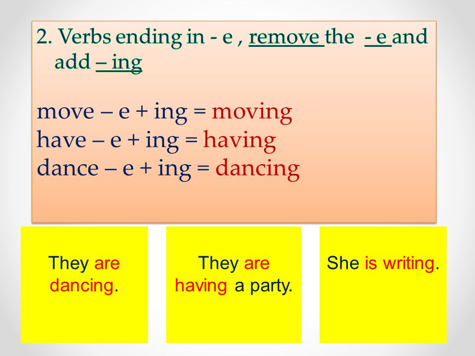 They are dancing. They are having a party. She is writing.