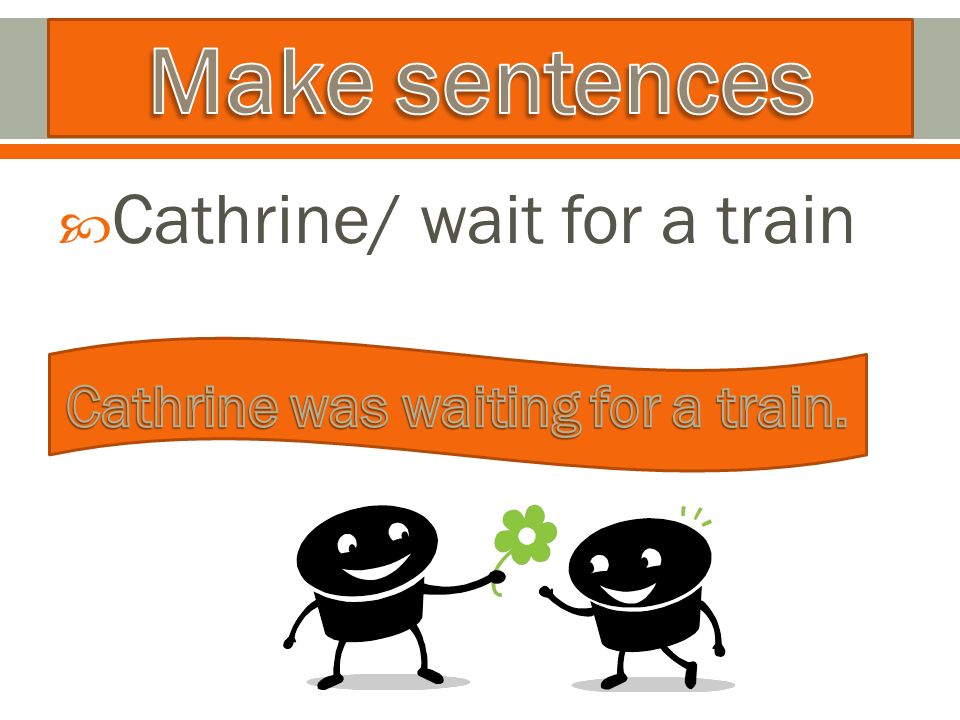  Cathrine/ wait for a train