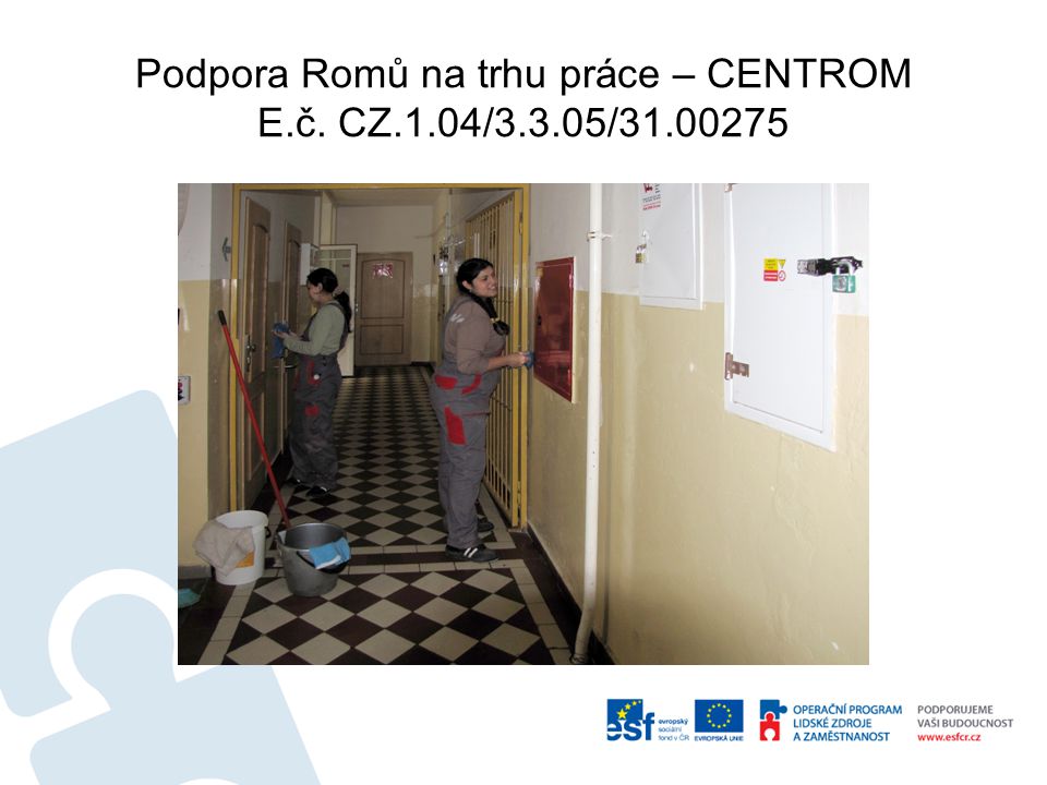 Podpora Romů na trhu práce – CENTROM E.č. CZ.1.04/3.3.05/