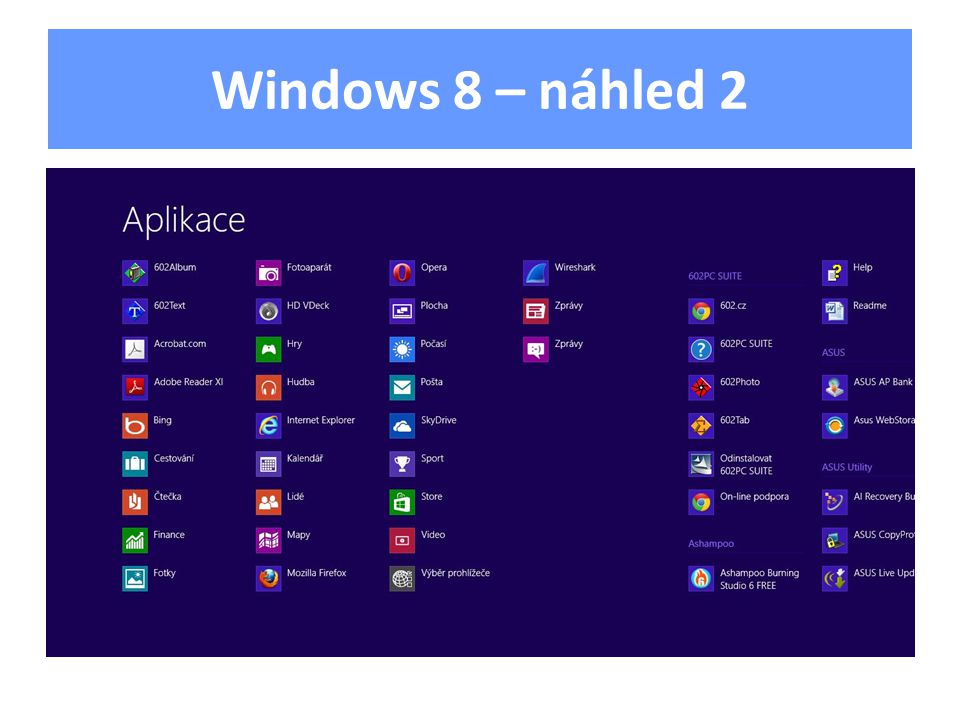 Windows 8 – náhled 2