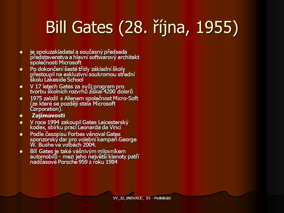 Bill Gates (28.