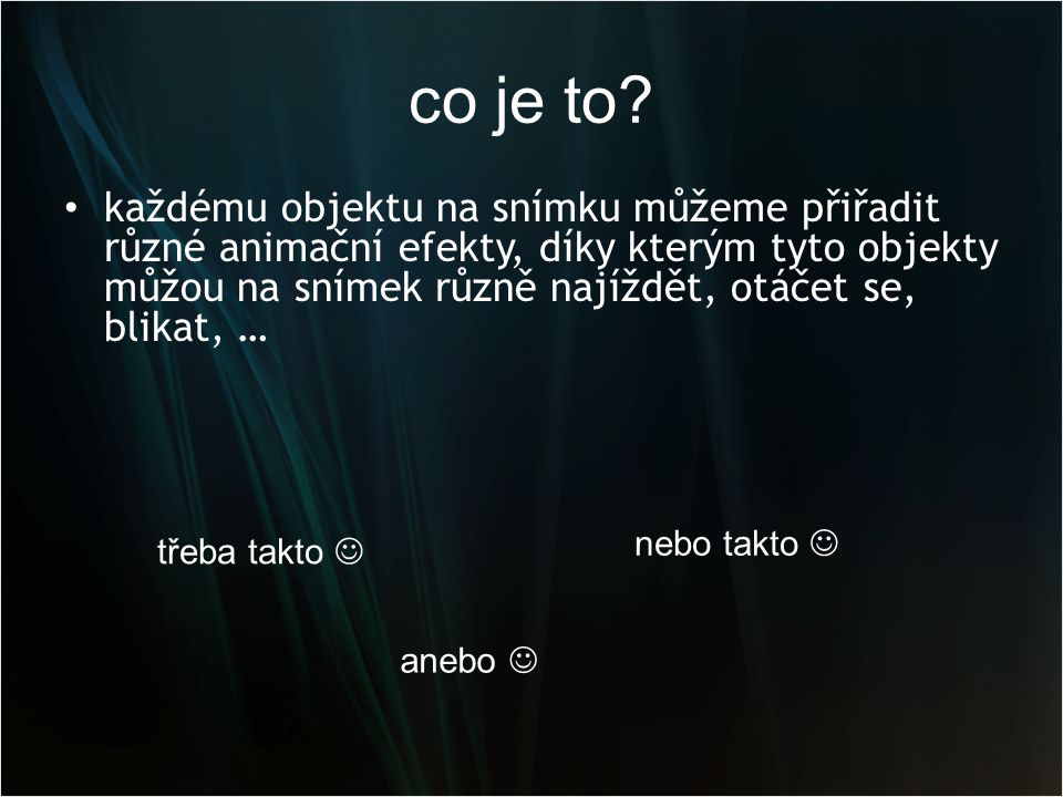 co je to.