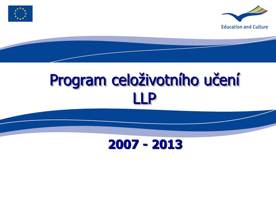 Program celoživotního učení LLP