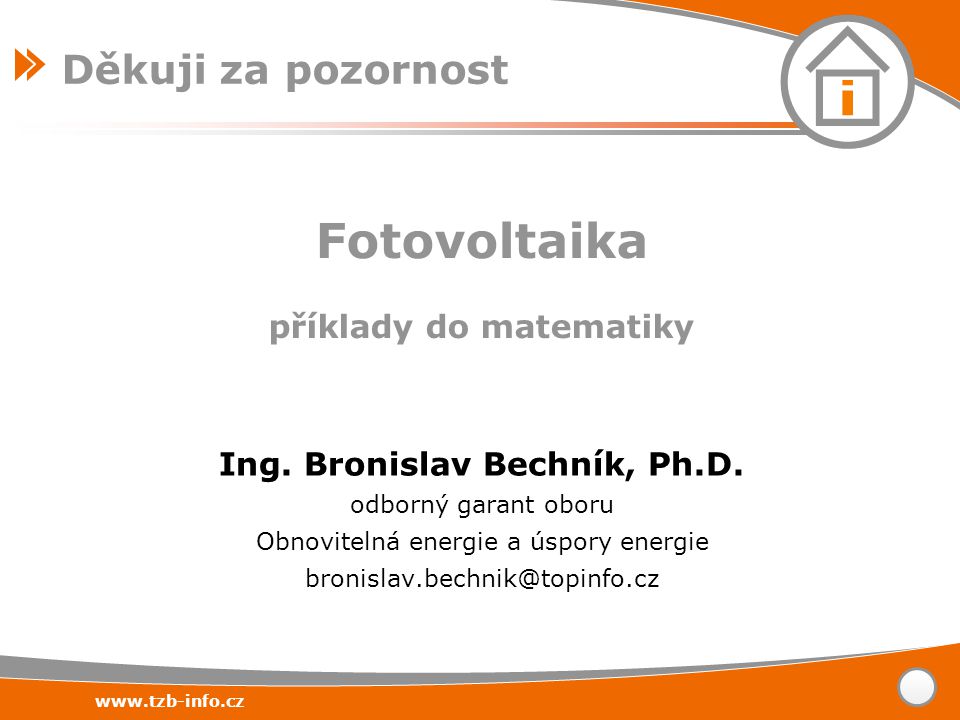 Ing. Bronislav Bechník, Ph.D.