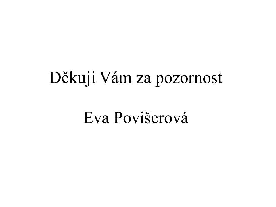 Děkuji Vám za pozornost Eva Povišerová