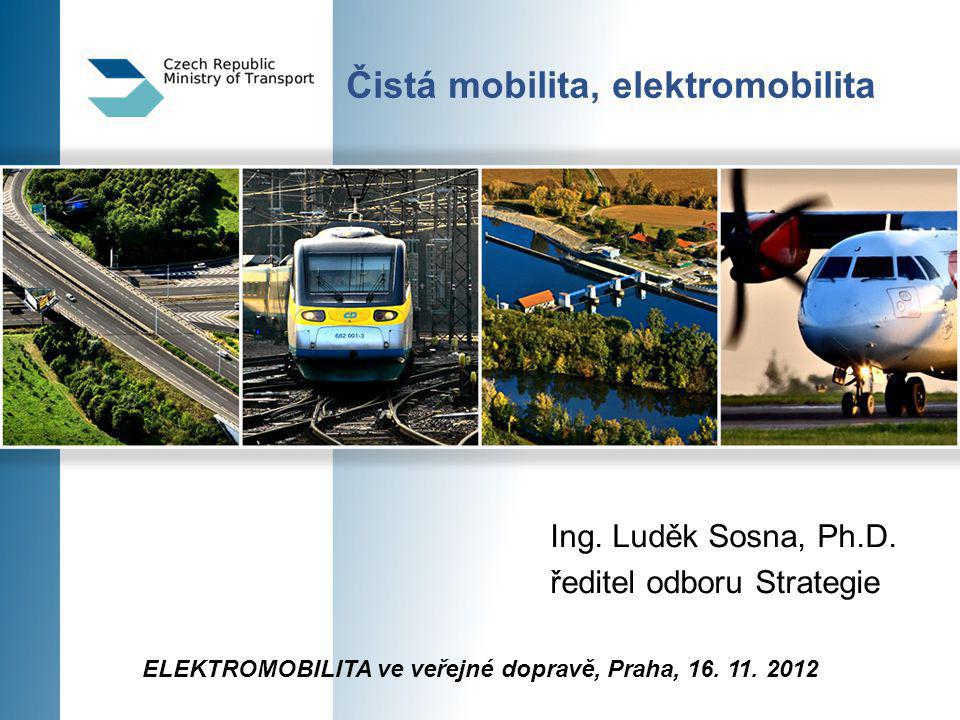 Čistá mobilita, elektromobilita Ing. Luděk Sosna, Ph.D.