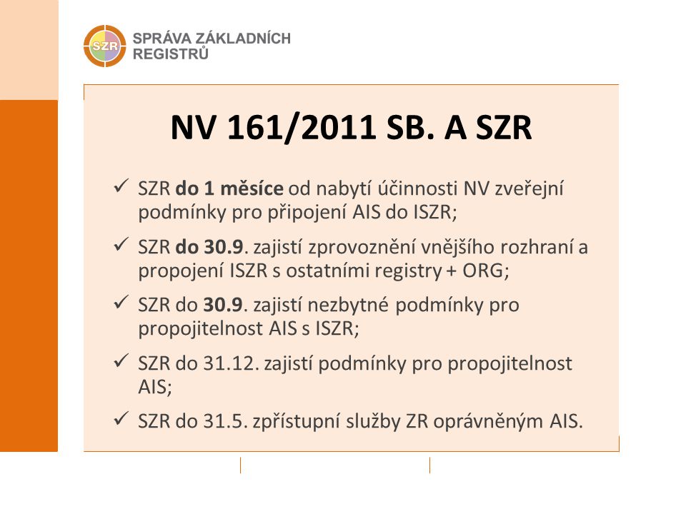 NV 161/2011 SB.