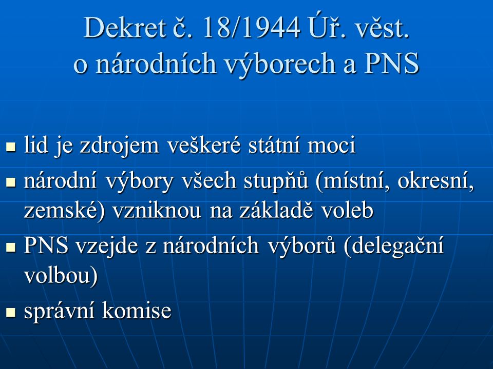 Dekret č. 18/1944 Úř. věst.