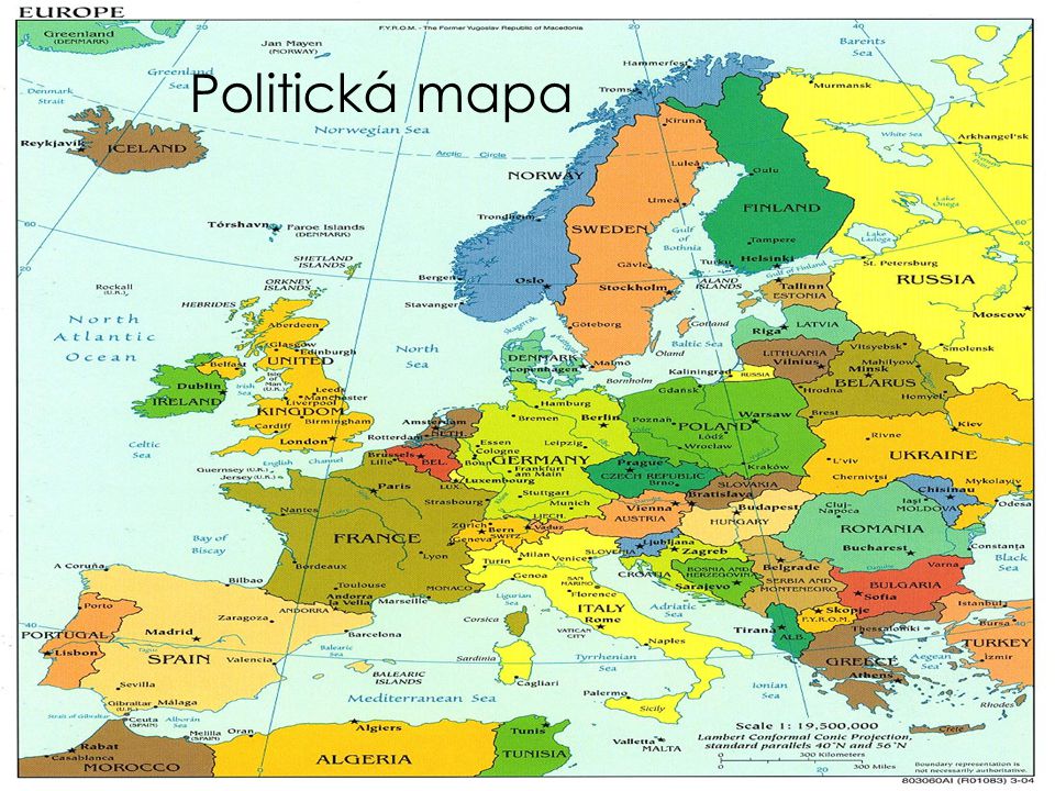 Politická mapa