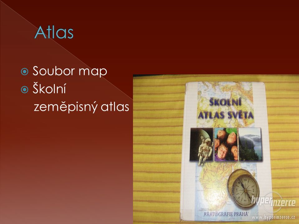  Soubor map  Školní zeměpisný atlas