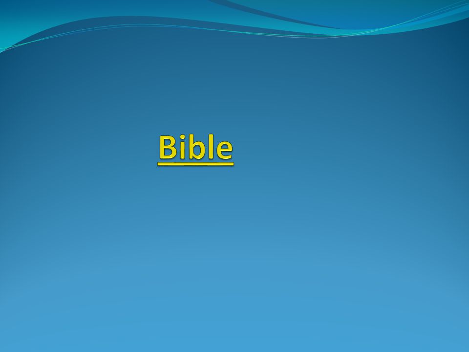 Anotace Žák se seznámí s obsahem Bible ….