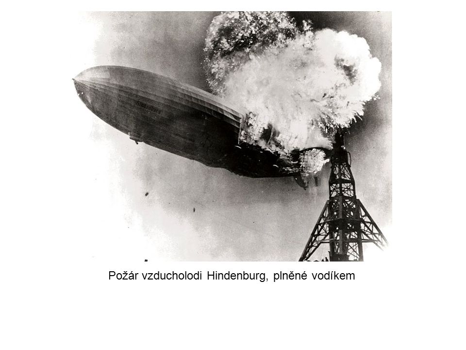Požár vzducholodi Hindenburg, plněné vodíkem