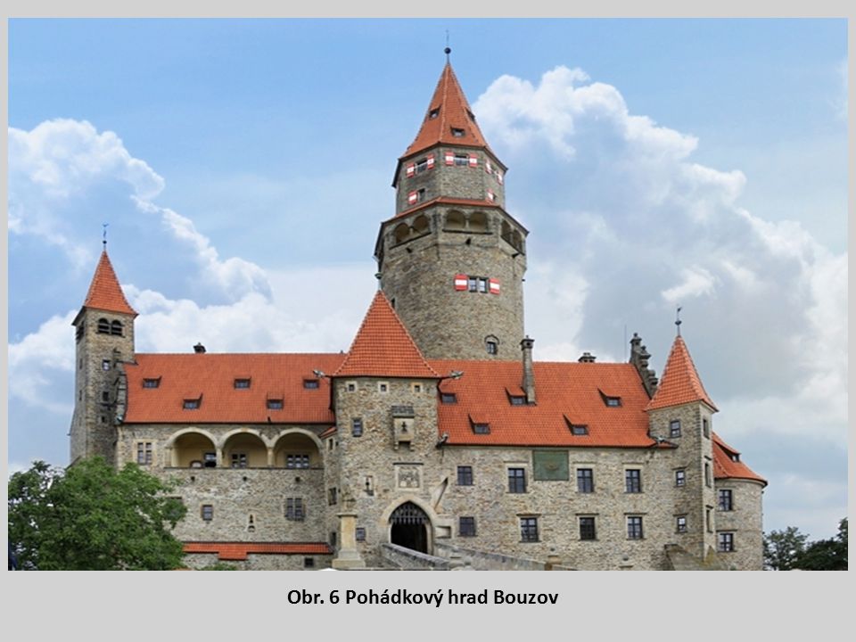 Obr. 6 Pohádkový hrad Bouzov