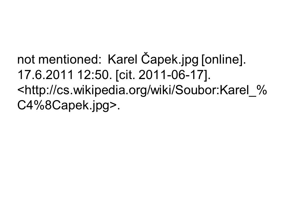 not mentioned: Karel Čapek.jpg [online] :50. [cit ]..