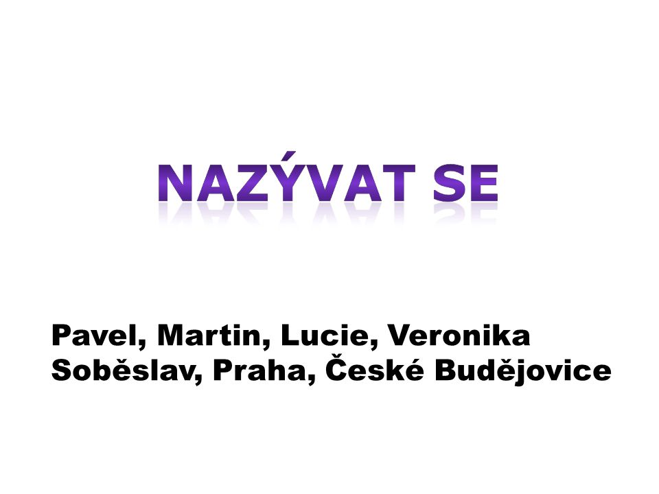 Pavel, Martin, Lucie, Veronika Soběslav, Praha, České Budějovice