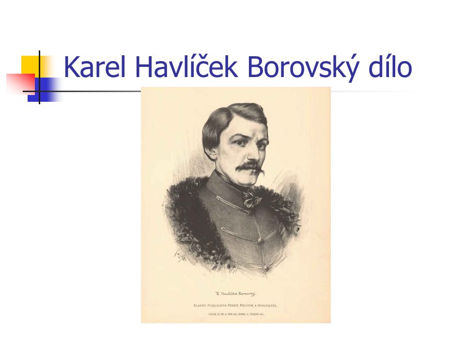 Karel Havlíček Borovský dílo