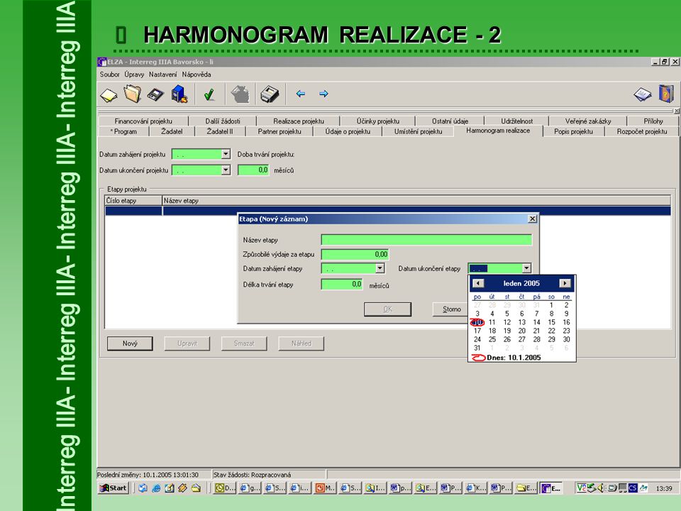  HARMONOGRAM REALIZACE - 2