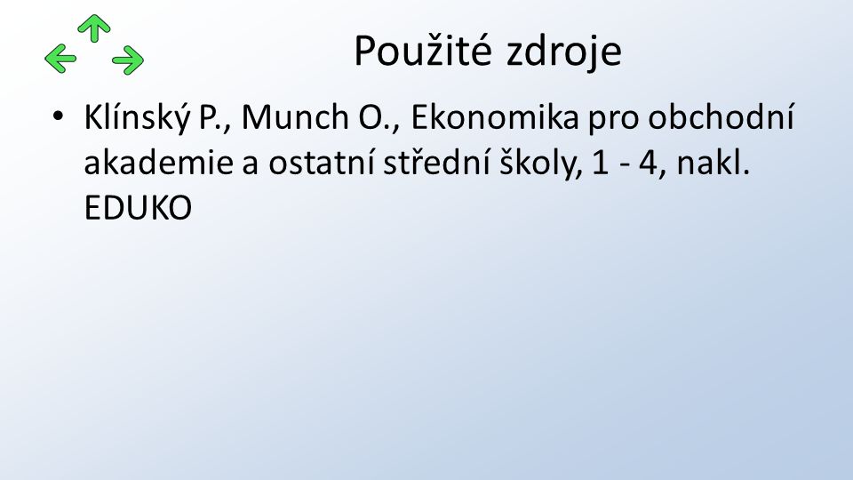 Klínský P., Munch O., Ekonomika pro obchodní akademie a ostatní střední školy, 1 - 4, nakl.