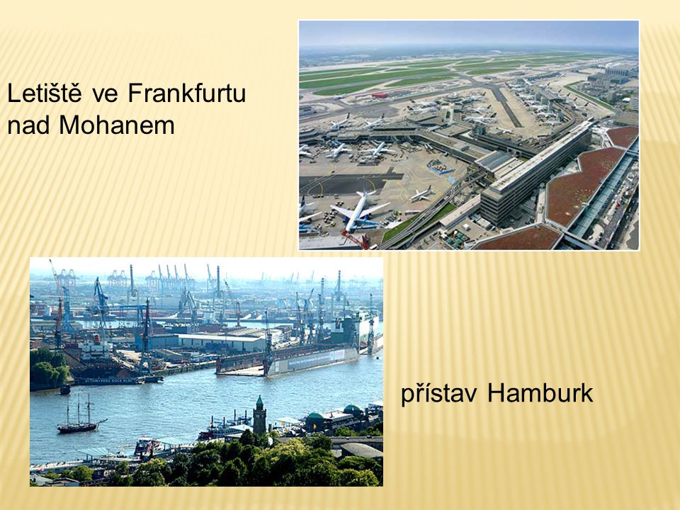 přístav Hamburk Letiště ve Frankfurtu nad Mohanem