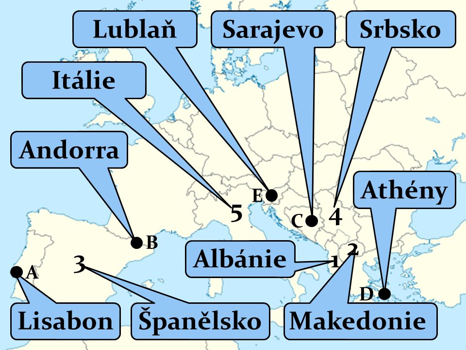 Většina států jižní Evropy je omývána Středozemním mořem.