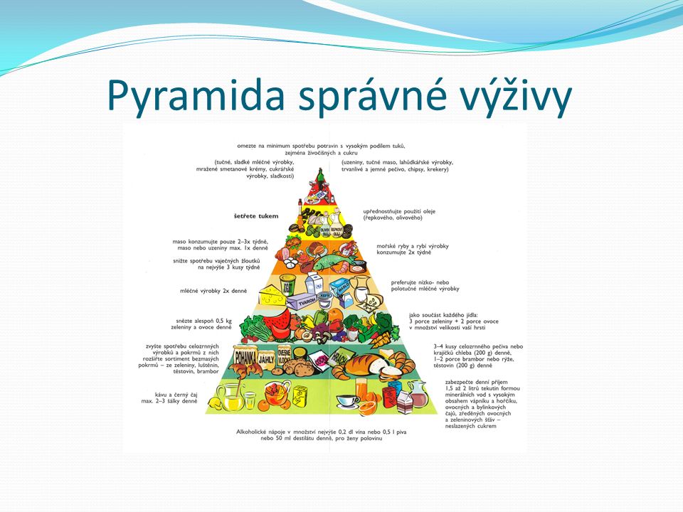 Pyramida správné výživy