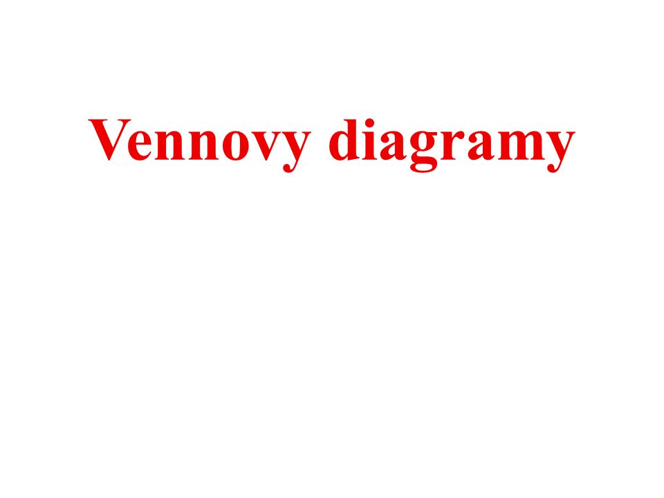 Vennovy diagramy