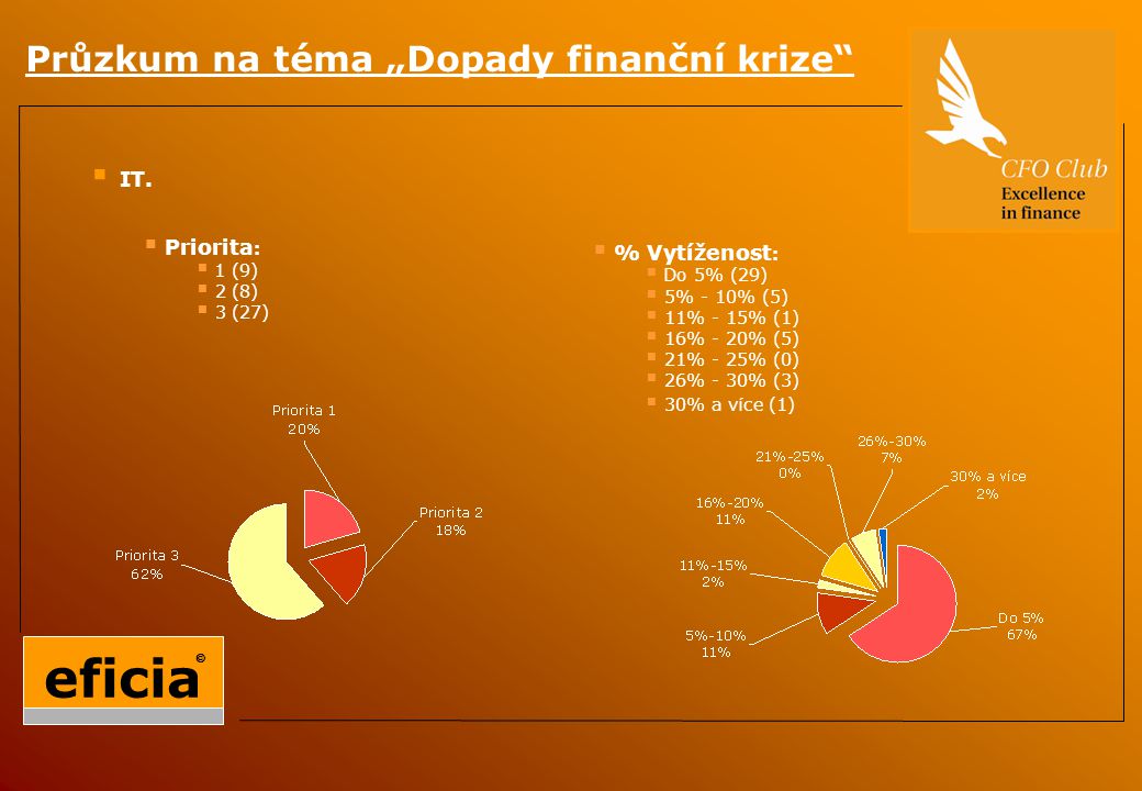 Průzkum na téma „Dopady finanční krize  IT.