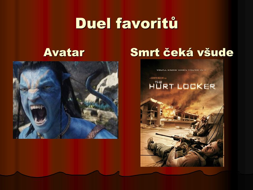 Duel favoritů Avatar Smrt čeká všude Avatar Smrt čeká všude