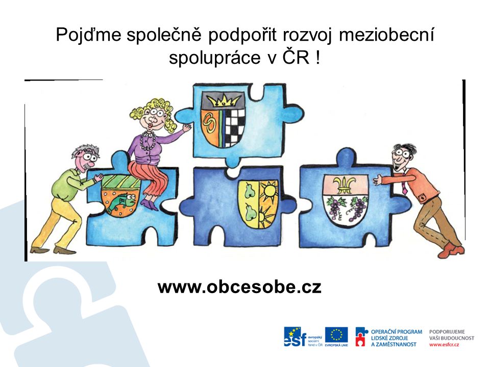 Pojďme společně podpořit rozvoj meziobecní spolupráce v ČR !