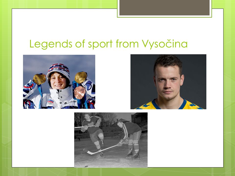 Legends of sport from Vysočina