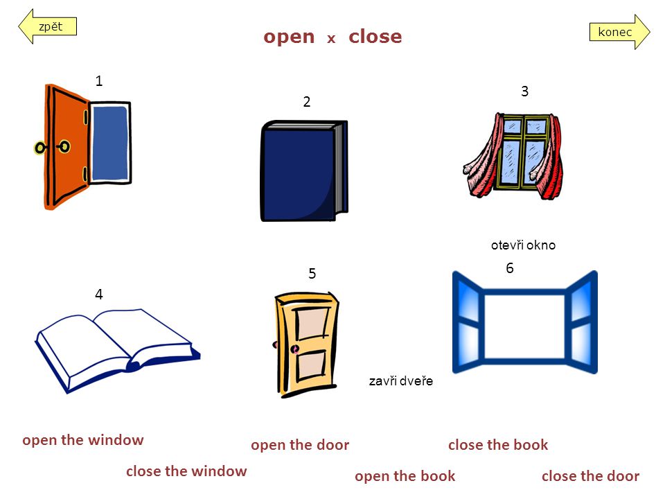 I opened the book. Дверь по английскому. Карточки на английском дверь, окно. Open close. Open close Worksheets.