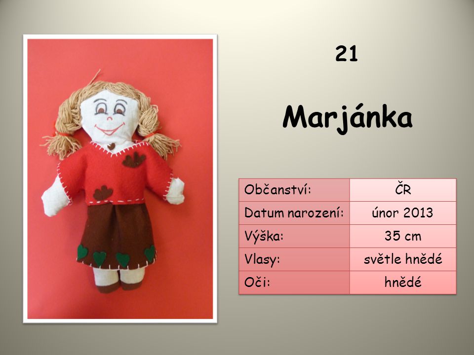 Marjánka 21