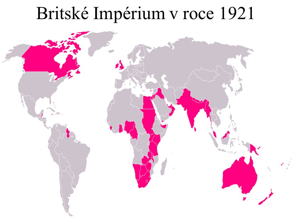 Britské Impérium v roce 1921