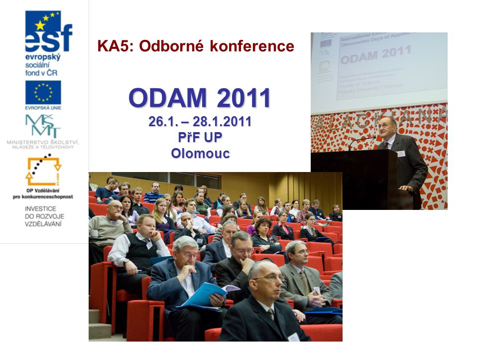 KA5: Odborné konference ODAM – PřF UP Olomouc