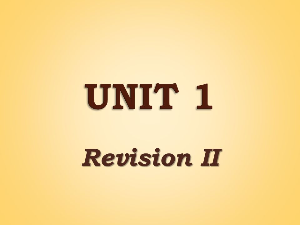 Revision II