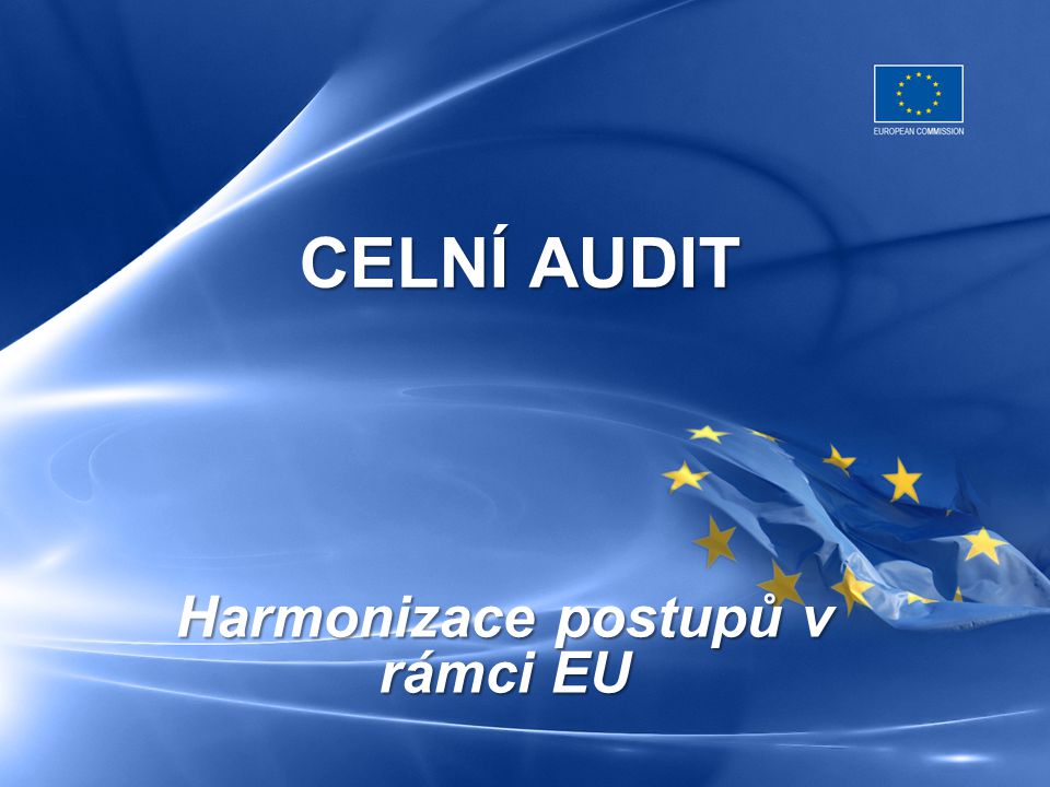 CELNÍ AUDIT Harmonizace postupů v rámci EU