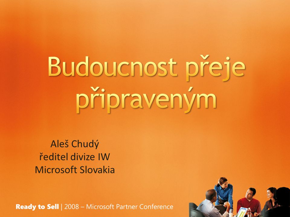 Aleš Chudý ředitel divize IW Microsoft Slovakia