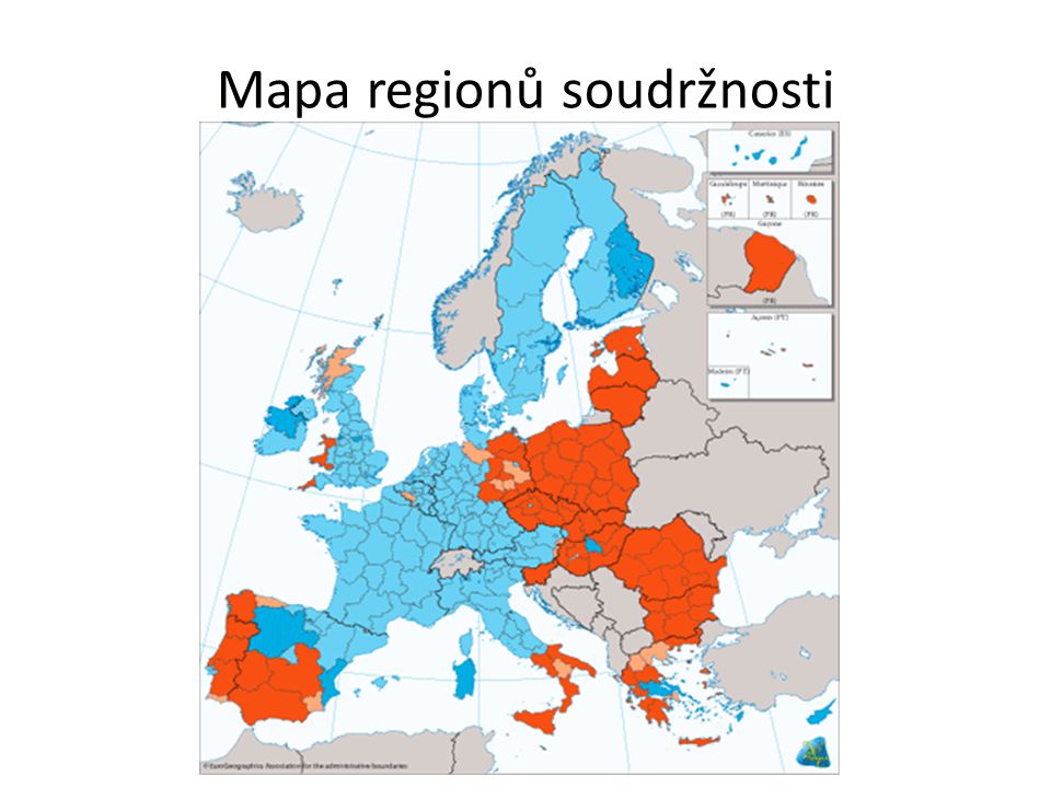 Mapa regionů soudržnosti